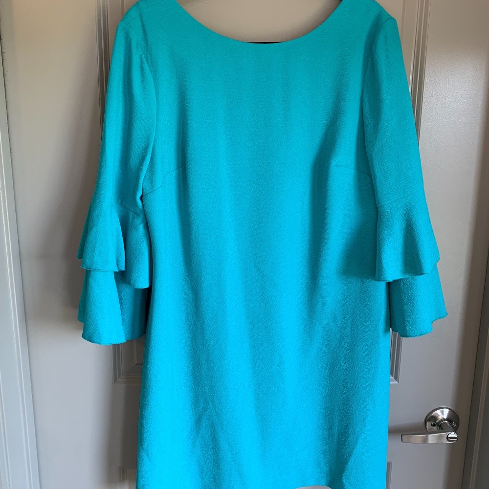 NWT Trina Turk Turquoise / Blue Cocktail Dress